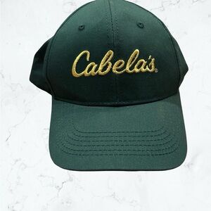 Cabela's Forest Green Cap with Gold Logo
